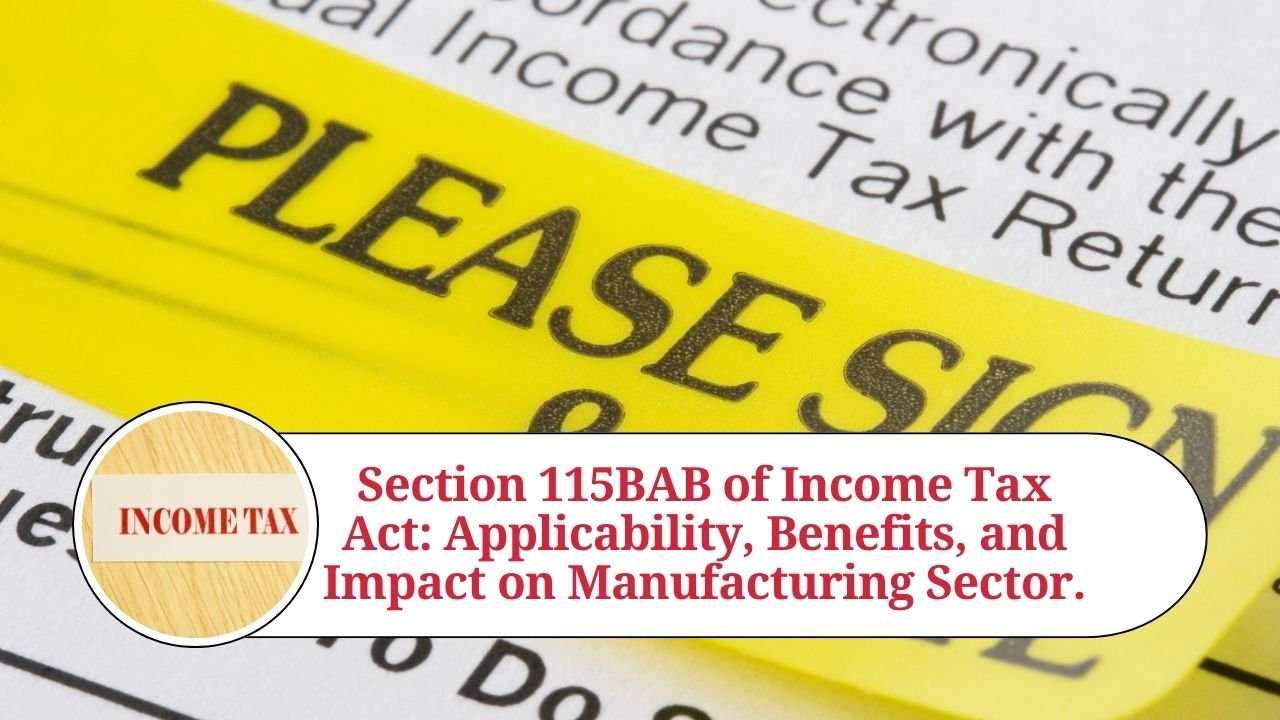 Understanding Section Bab Of The Income Tax Act Tax On Income Of